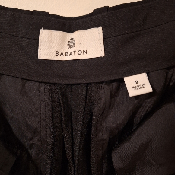 Babaton Black Trousers - Size 8 - Picture 6 of 6